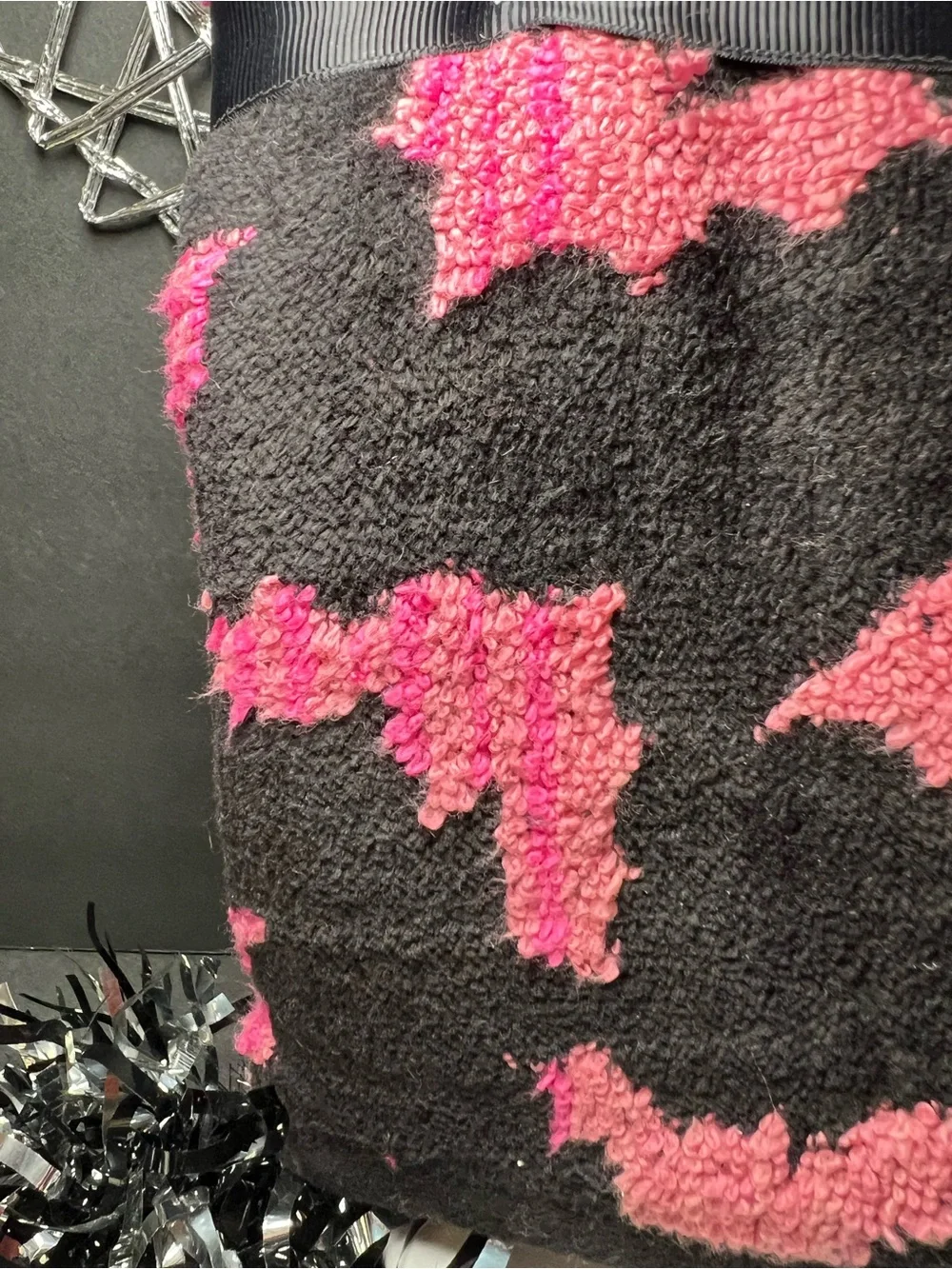 2 Halloween Pink Bats Hand Towels Betsey Johnson Bathroom